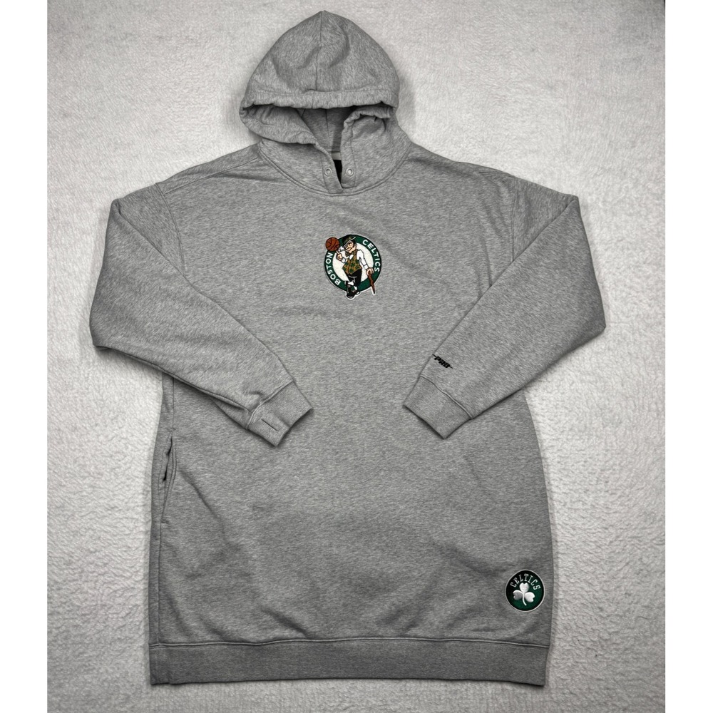 Boston Celtics NBA Champs Pro Standard Pullover Hoodie Dress Gray Size XL